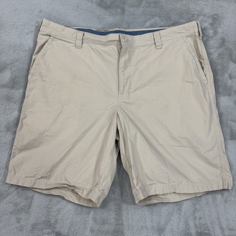 Columbia Shorts Mens‎ 40 Beige Lightweight Chino 10" Inseam Hiking Trail Outdoor
